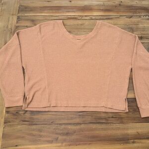 Women’s Aeropostale Tan Crop Top Sweater